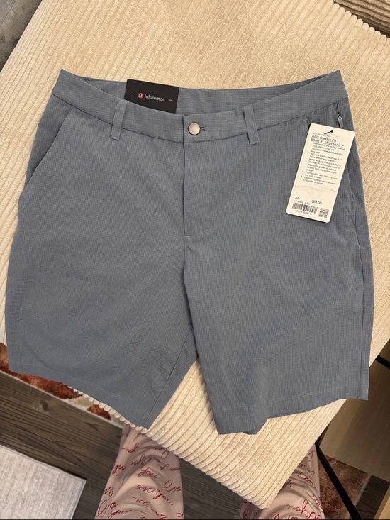 lululemon athletica Other - lululemon athletica Men’s Light Blue Flat-Front Shorts